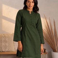 Green Short Tunic Kurti