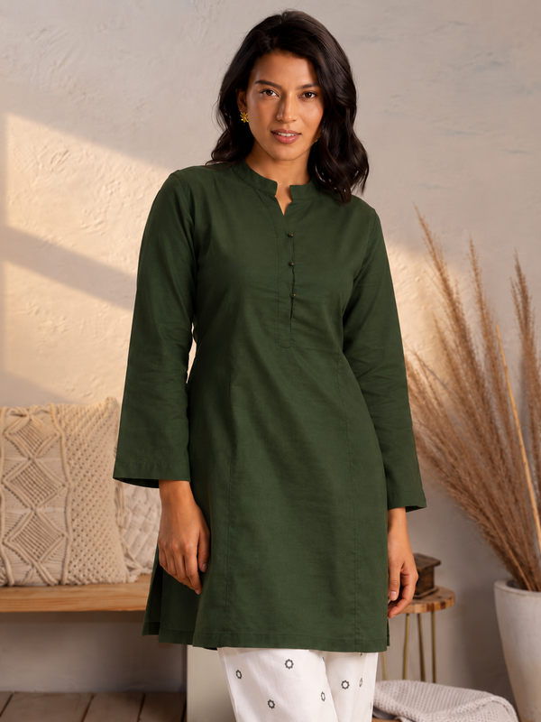 Green Short Tunic Kurti