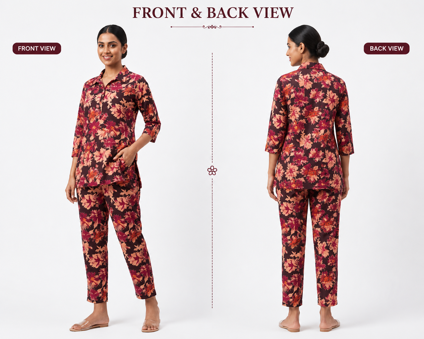 Women's Floral Printed Co-Ord Set