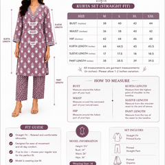 Purple Embroidered Cotton Kurta Pant Dupatta Set for Festive Wear - view 6