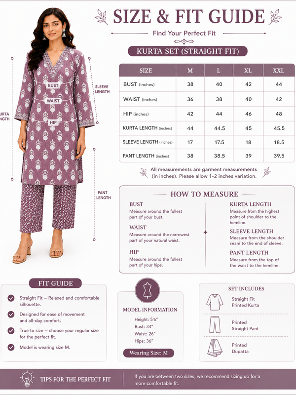 Purple Embroidered Cotton Kurta Pant Dupatta Set for Festive Wear - view 6
