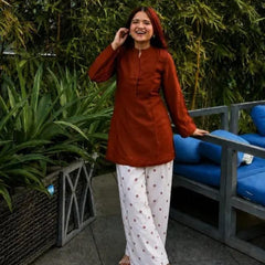 Red Short Tunic Kurti