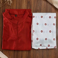 Red Short Tunic Kurti