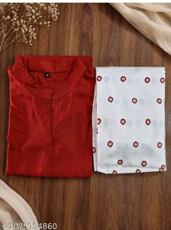 Red Short Tunic Kurti