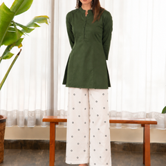 Green Short Tunic Kurti