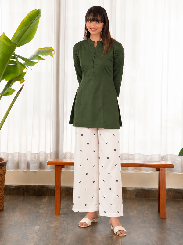 Green Short Tunic Kurti