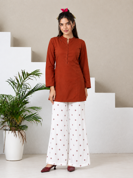 Red Short Tunic Kurti