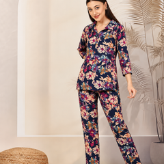 Floral-Print Cotton Co-Ord Set for Daily Wear