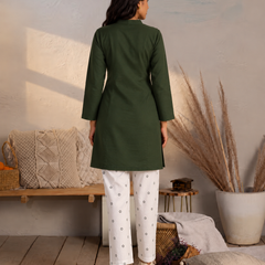 Green Short Tunic Kurti