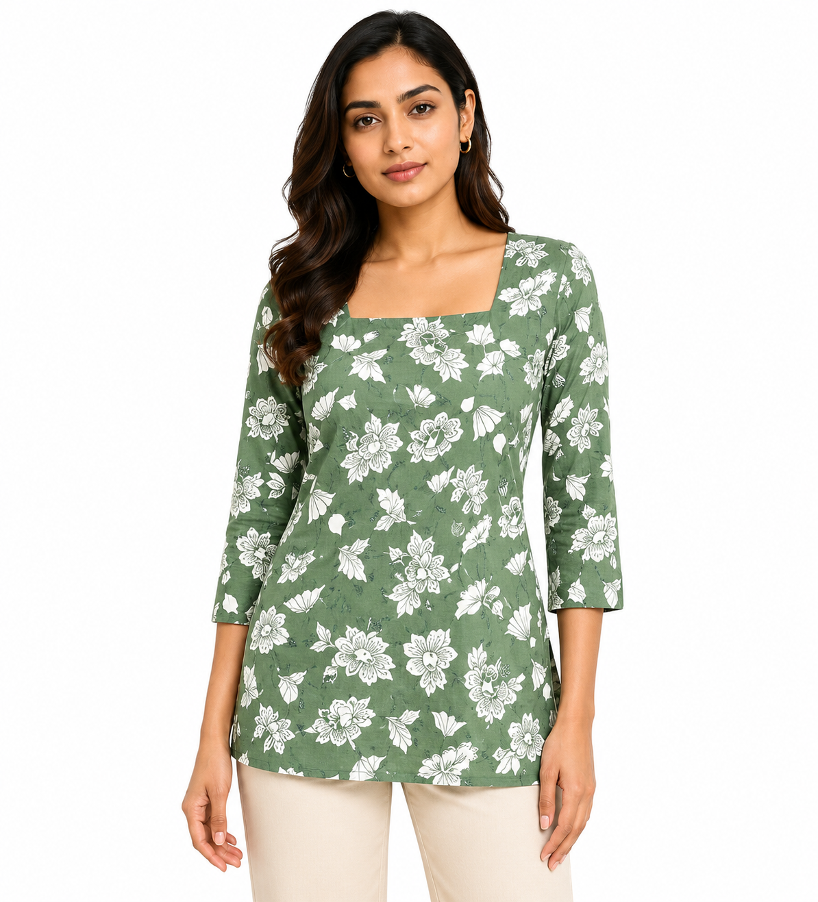 Women Floral Printed Kurti