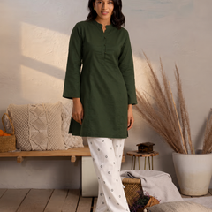 Green Short Tunic Kurti