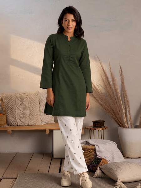 Green Short Tunic Kurti