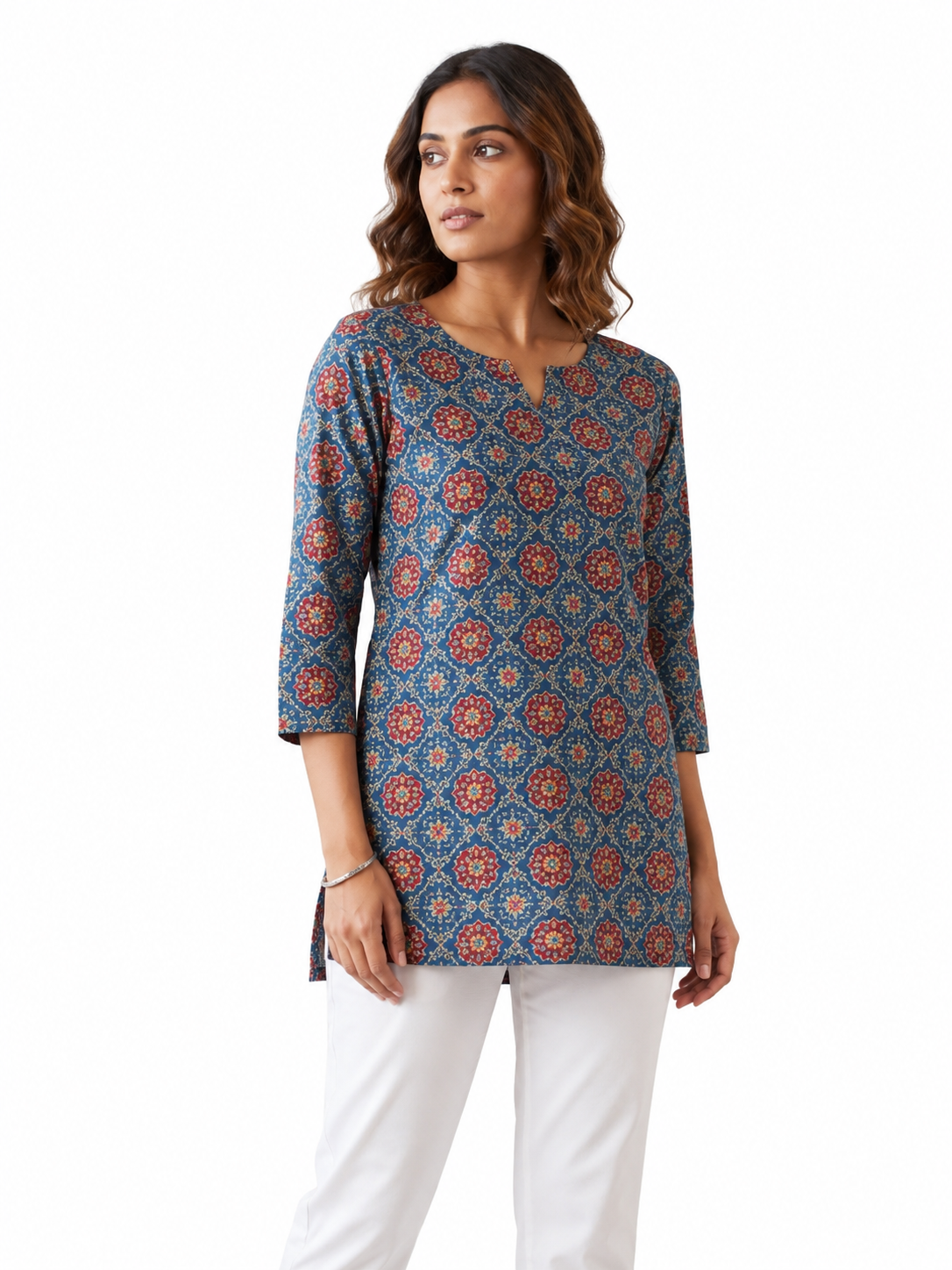 Premium Cotton Printed Short Kurti