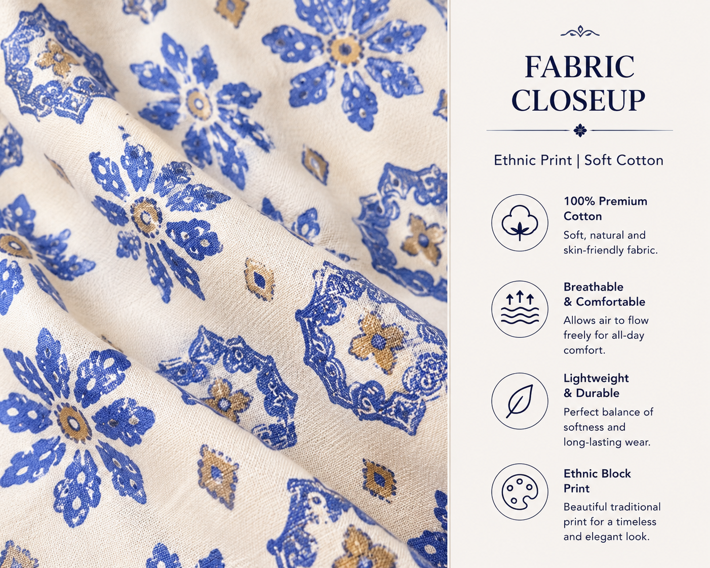 Printed Kurta Palazzo Set